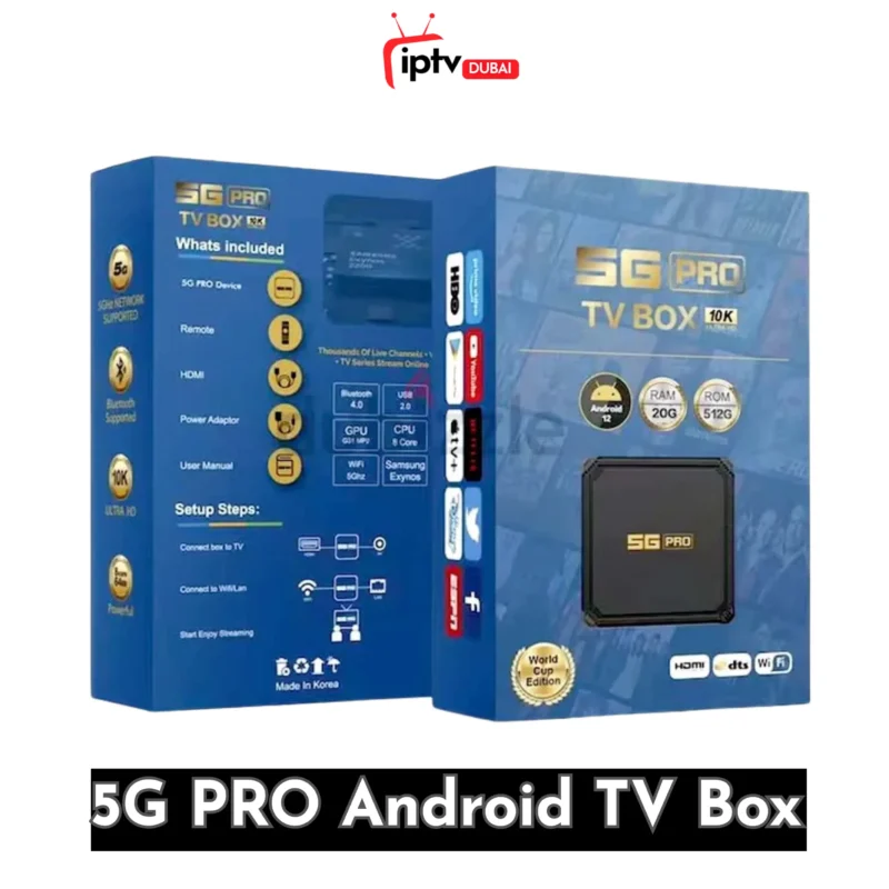 5G PRO Android TV Box 20GB RAM,512GB ROM