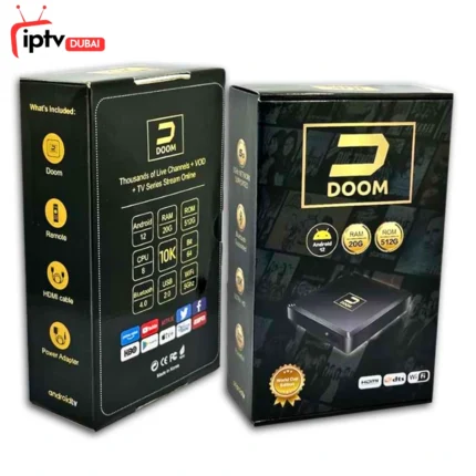 DOOM ANDROID TV BOX, 10K ULTRA HD 5G