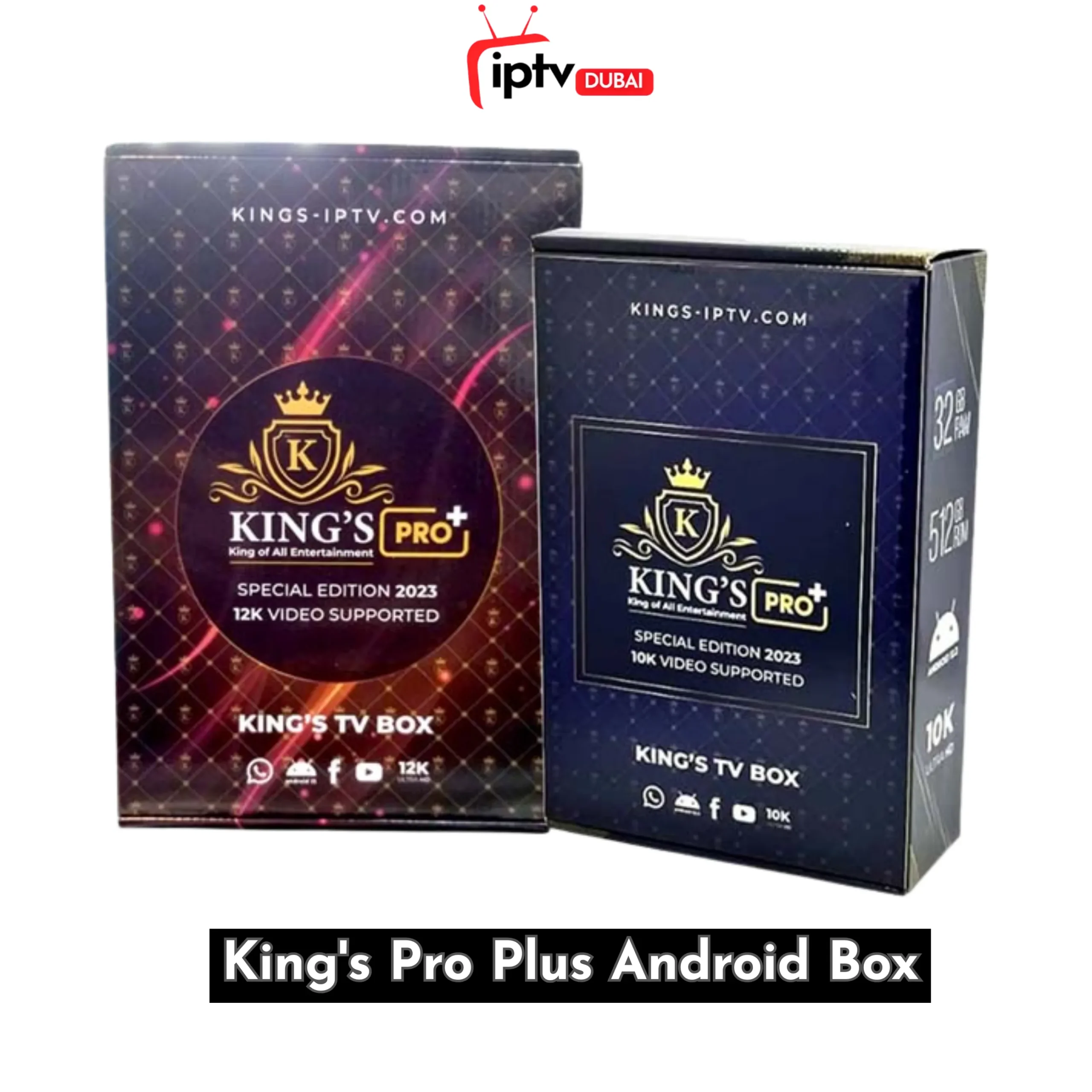 IPTV Kings Pro Plus Android Box 32GB RAM, 512GB ROM (1) IPTV Kings Pro Plus Android Box 32GB RAM, 512GB ROM