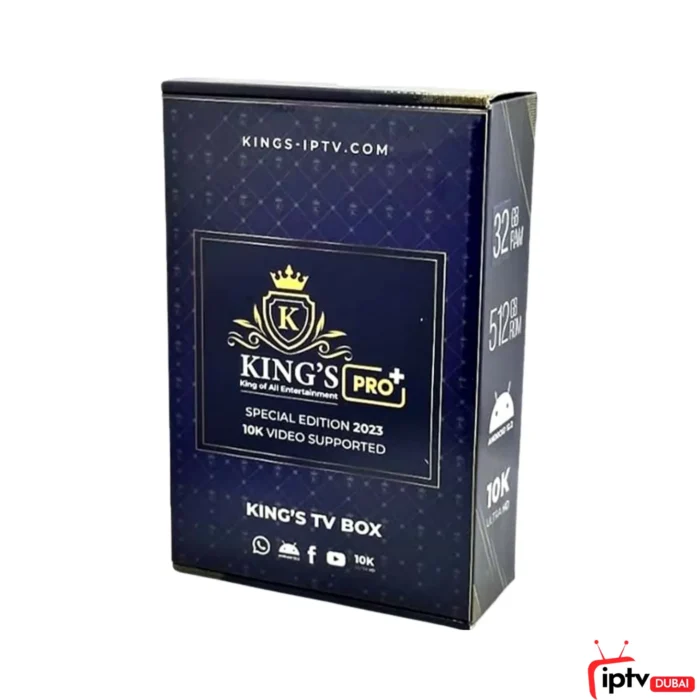 IPTV Kings Pro Plus Android Box 32GB RAM, 512GB ROM price