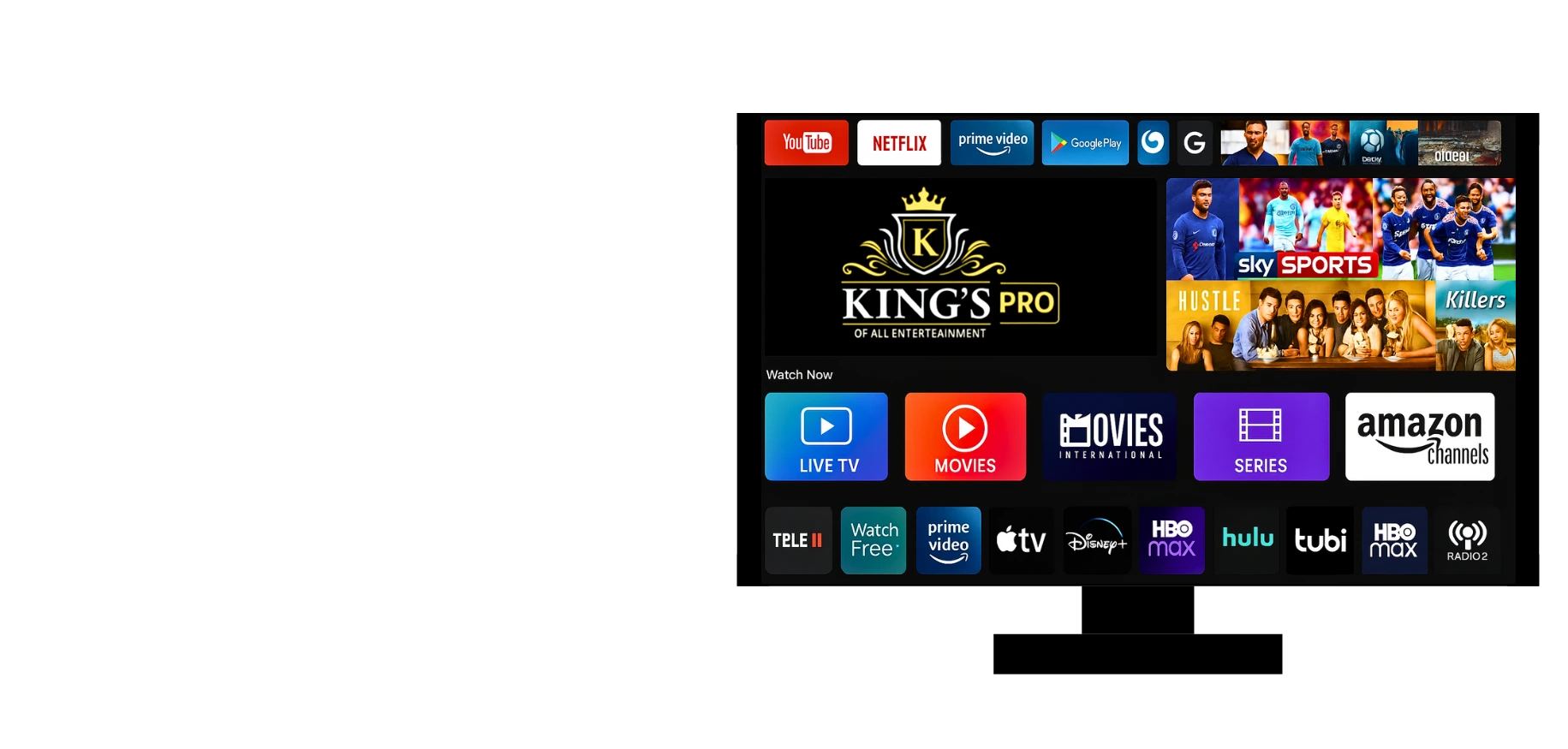 King’s IPTV One Year Subscription in Dubai