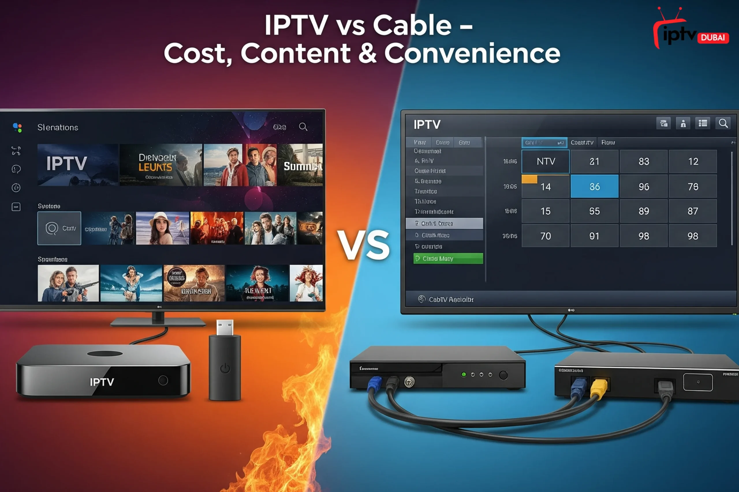 IPTV vs Cable – Cost, Content & Convenience